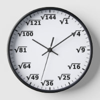 Reloj de raíz cuadrado - Reloj matemático