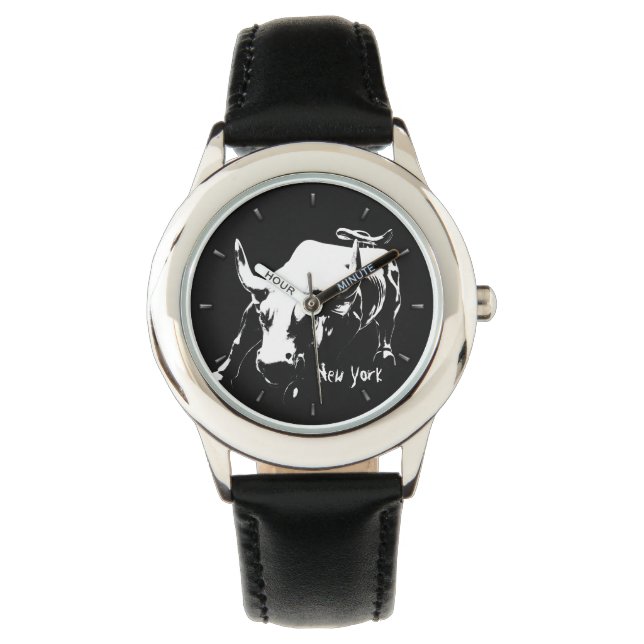 Reloj de recuerdo de bulls de New York Watch (Anverso)