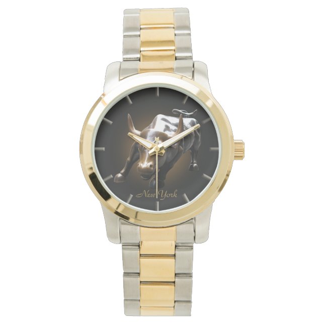 Reloj de recuerdo de bulls de New York Watch (Anverso)