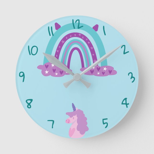 Reloj de redondeo arco iris (Anverso)