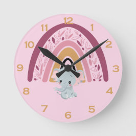 Reloj de redondeo arco iris