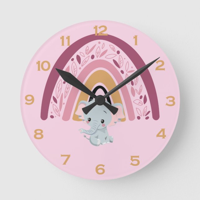 Reloj de redondeo arco iris (Anverso)