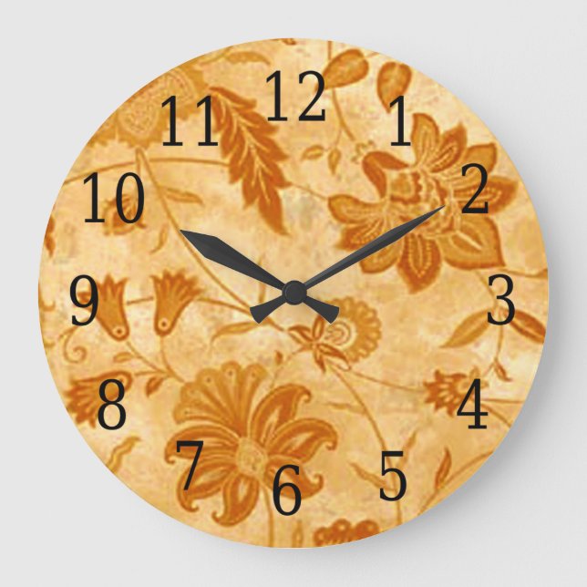 Reloj de redondeo floral (Anverso)
