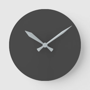 Reloj de redondeo negro Jet