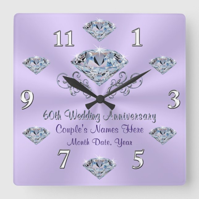 Reloj de regalo del aniversario del diamante perso (Anverso)
