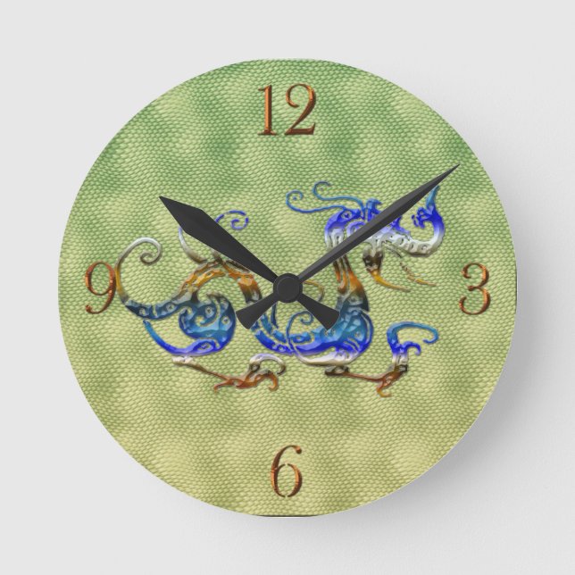 Reloj de regalo del diseñador de arte de fantasía  (Anverso)