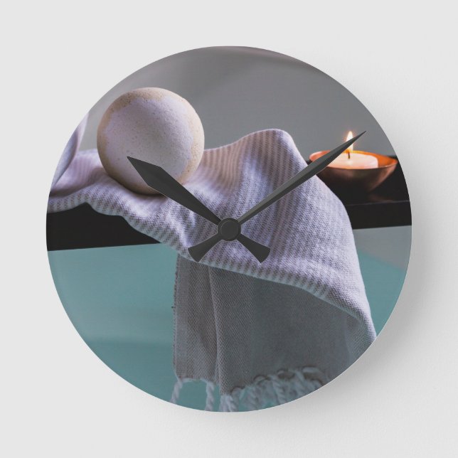 Reloj de relajación del baño (Anverso)