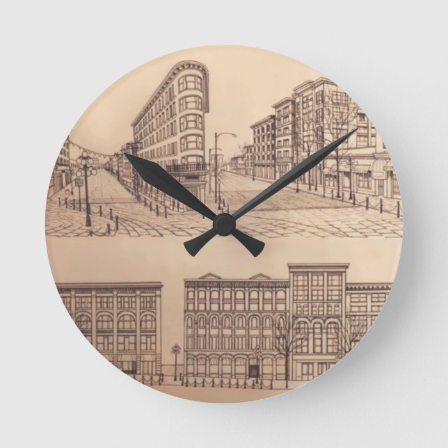 Reloj de reloj de Vancouver Regalos Decoración Rel (Anverso)