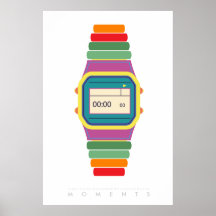 Reloj de reloj | Poster de arte pop retro años 70