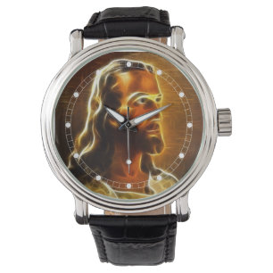 Reloj de retrato de Jesús asombroso (varios modelo