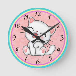 Reloj de ronda de gato