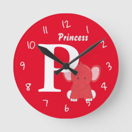 Reloj de Ronda Roja para Bebés Personalizado