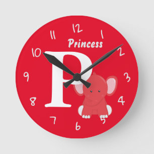 Reloj de Ronda Roja para Bebés Personalizado