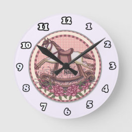 Reloj de rosas de los caballos de roca