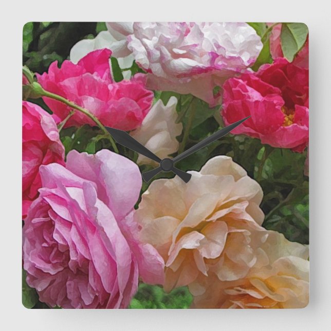 Reloj de Rosas de moda antiguo (Anverso)