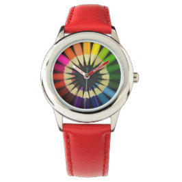 Reloj de rueda de color