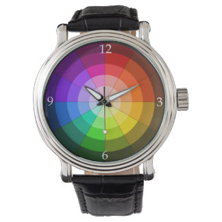Reloj de rueda de color