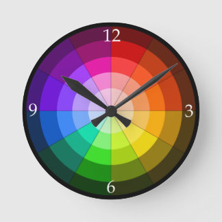 Reloj de rueda de color