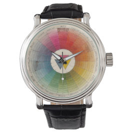 Reloj de rueda de color