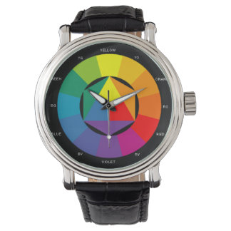 Reloj de rueda de color