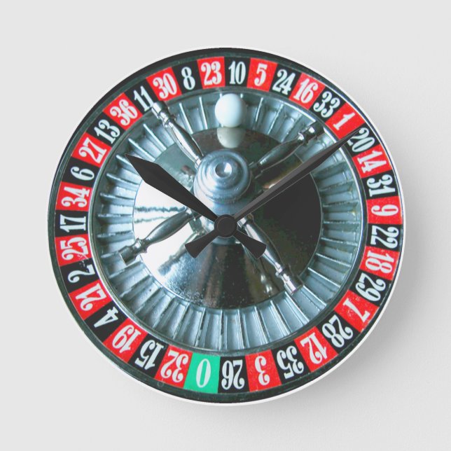 Reloj de rueda de ruleta (Anverso)