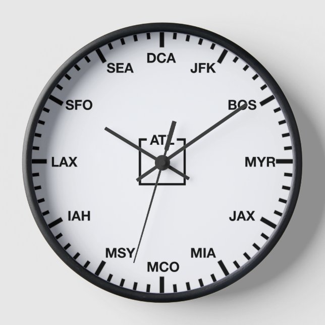 RELOJ DE RUTA DEL VIAJERO AÉREO (Anverso)