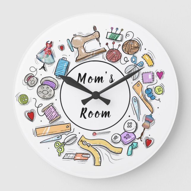 Reloj de sala de naves personalizado (Anverso)