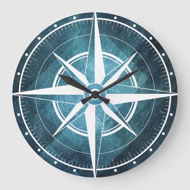 Reloj de salvación brújula azulada (Anverso)