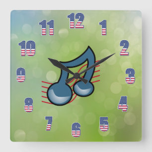 Reloj de señal de música