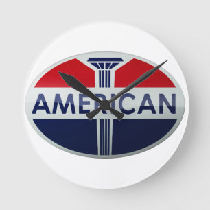 Reloj de señalización de la estación de gas de la 