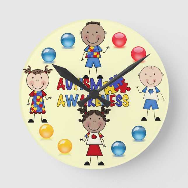 Reloj de sensibilización sobre el autismo 7 (Anverso)
