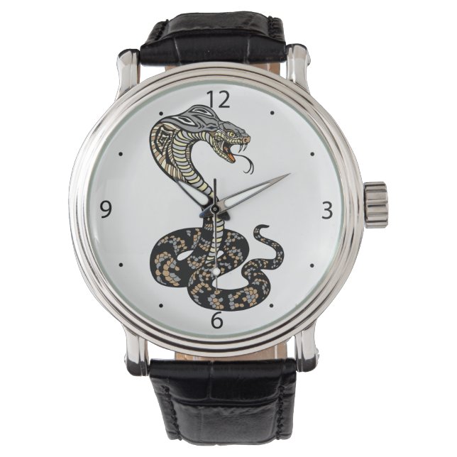 reloj de serpiente cobra (Anverso)