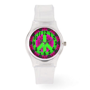 Reloj de signos de paz