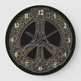 Reloj de signos de paz de nudo celta