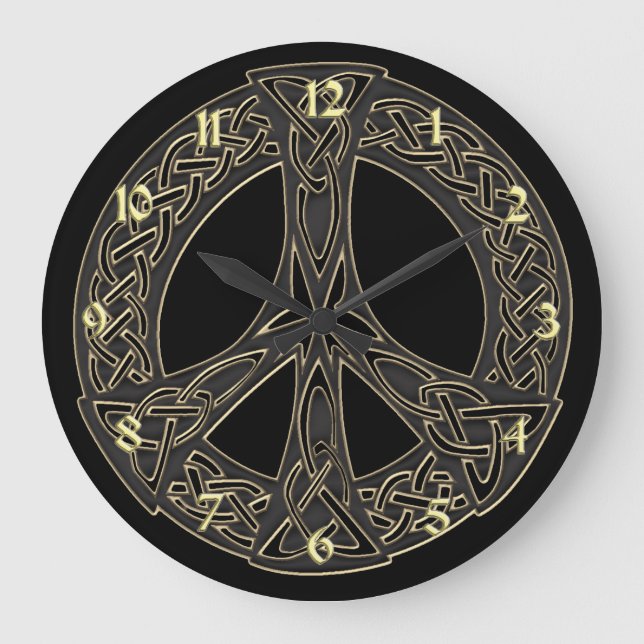 Reloj de signos de paz de nudo celta (Anverso)