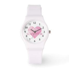 Reloj de silicio blanco deportivo, sobreviviente