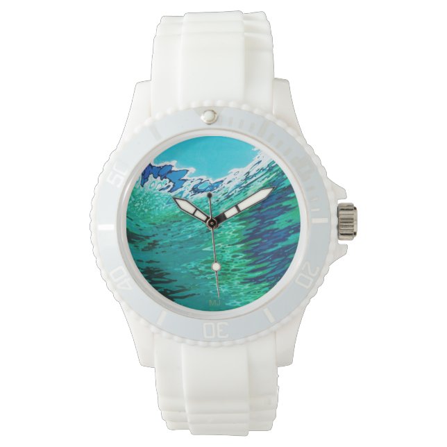 Reloj de silicona resistente al agua por Margaret  (Anverso)