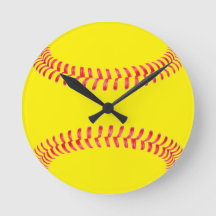 Reloj de softbol personalizado