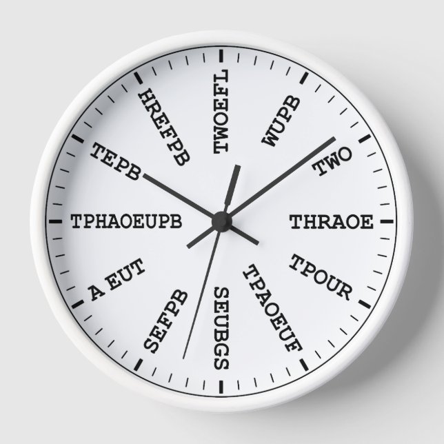 Reloj de Steno Stenography Reporter (Anverso)