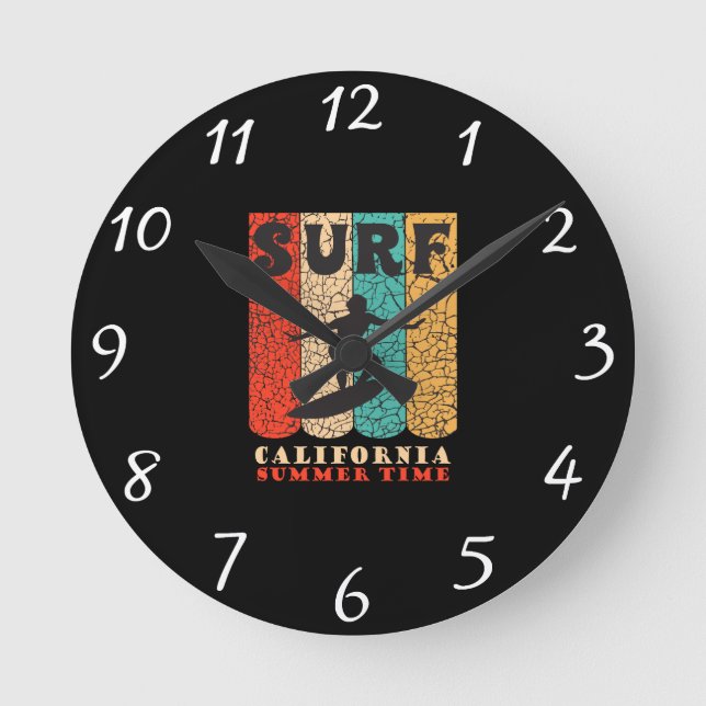 Reloj de Surf California Wall (Anverso)