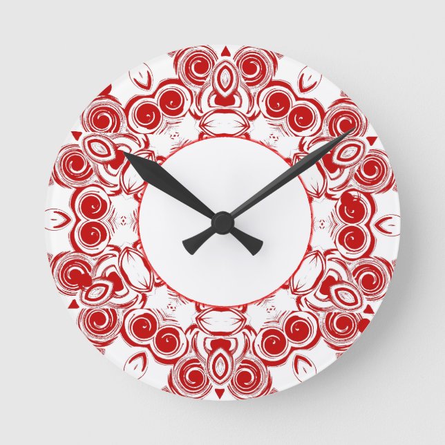 Reloj de Swirl Rojo (Anverso)