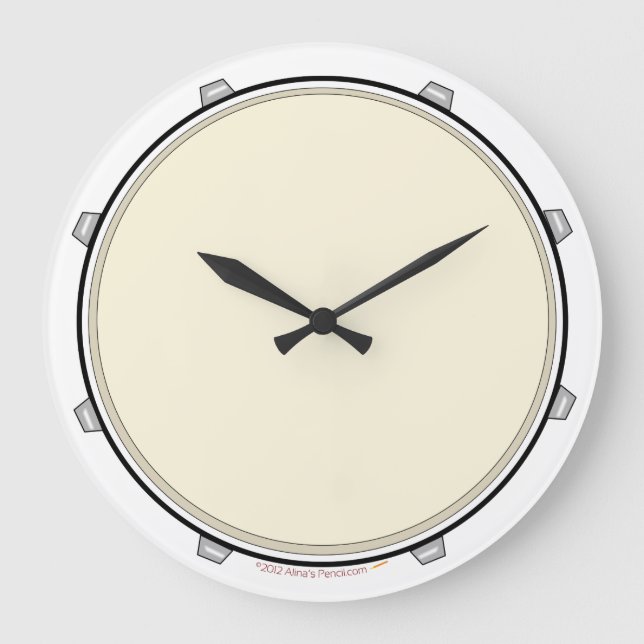 Reloj de tambor sano para percusionistas y percusi (Anverso)