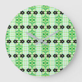 Reloj De Tapa Y Flor Elegante