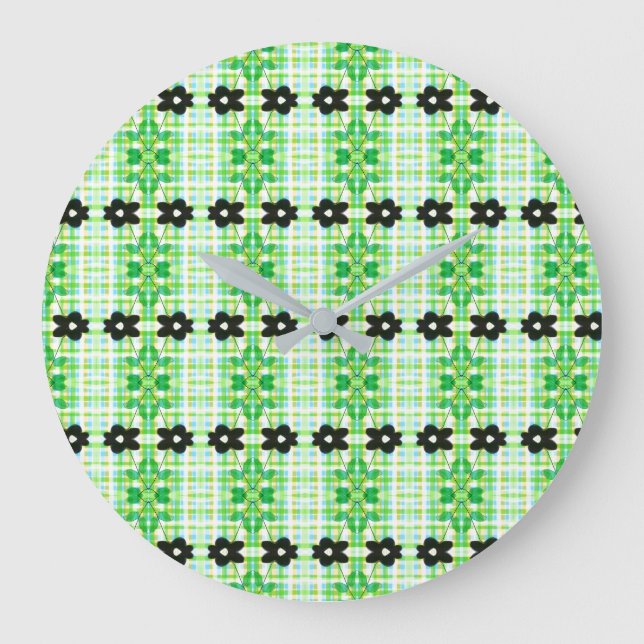 Reloj De Tapa Y Flor Elegante (Anverso)
