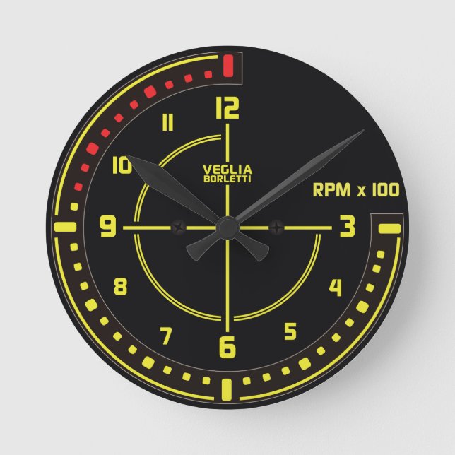 Reloj de taquómetro delta (Anverso)