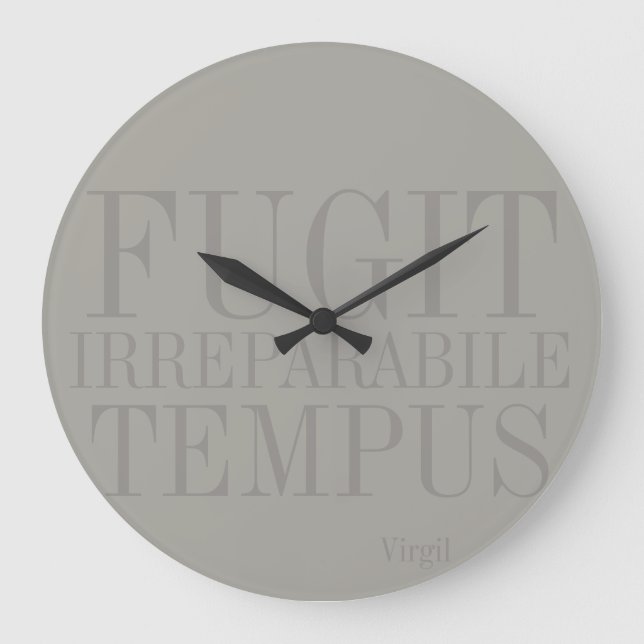 Reloj de Tempus de Fugit Irreparabile (Anverso)