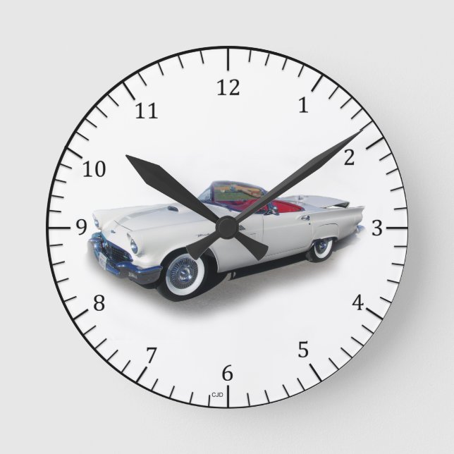Reloj de Thunderbird gris de 1957 (Anverso)