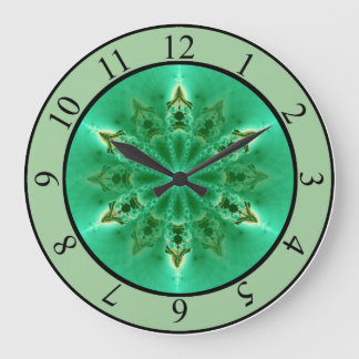 RELOJ DE TIEMPO FRACTAL. DISEÑO DE FLORES DE ESTRE