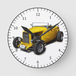 Reloj de tostadora amarilla de 1932