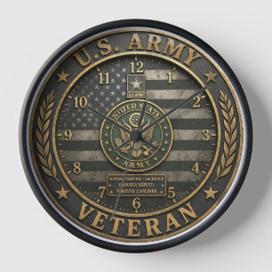 Reloj de Tributo a Veteranos del Ejército